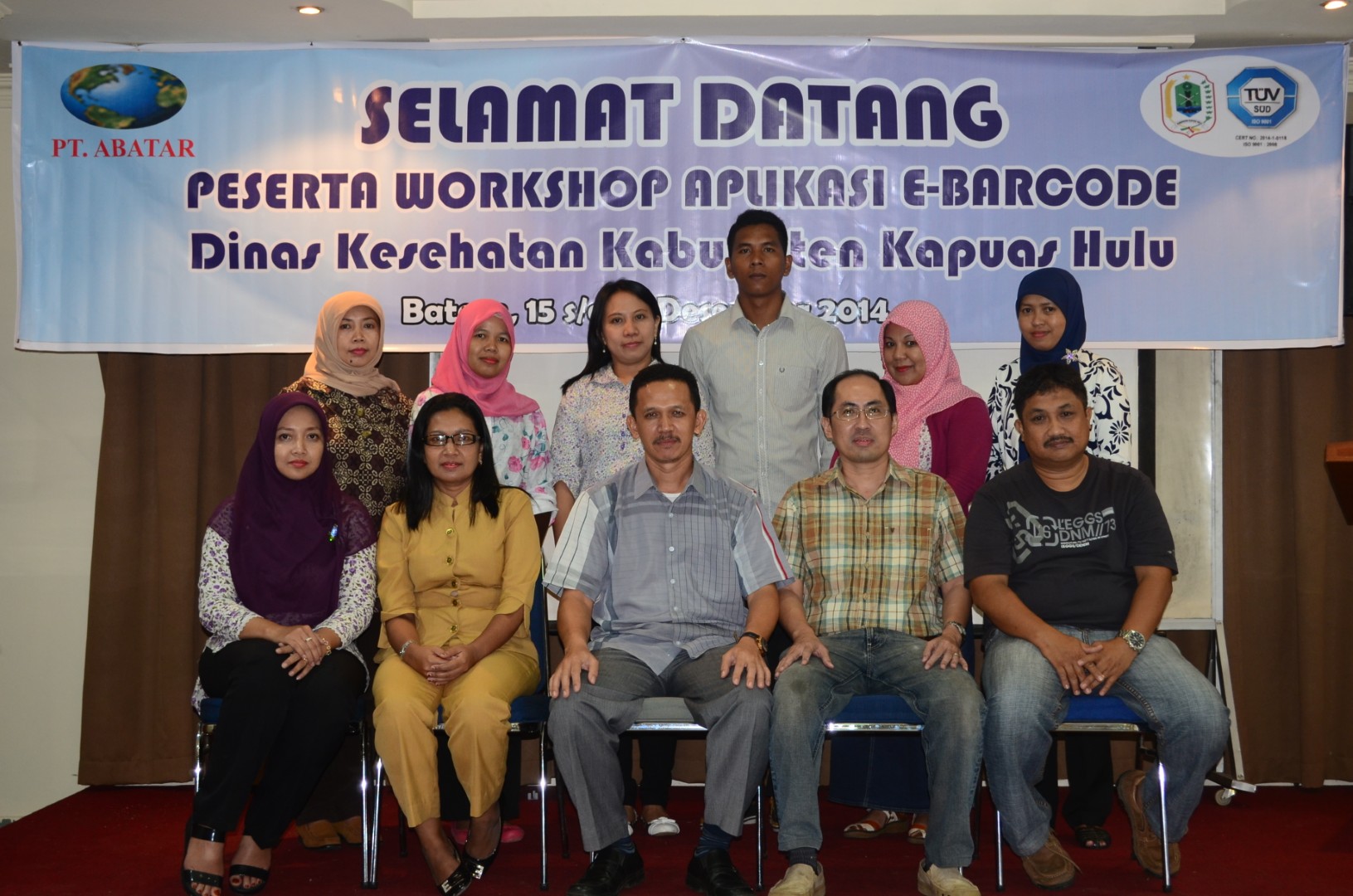 Jajaran pejabat Instalasi Farmasi Kabupaten Kapuas Hulu